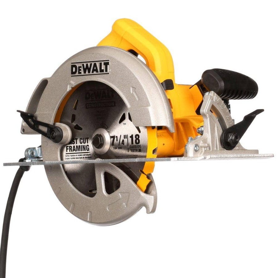 amp-corded-in-lightweight-circular-saw Dewalt Corded Skill Saw Review: Power, Precision, And Performance For Professionals picture