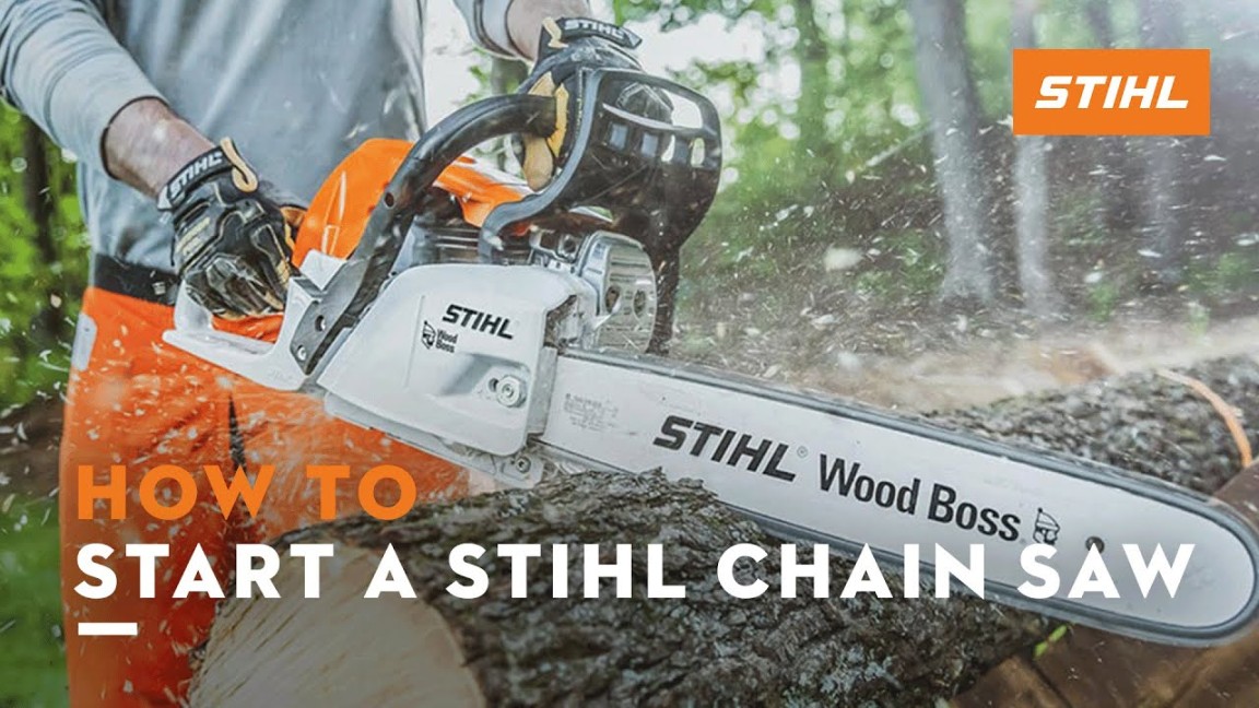 How to Start Your STIHL Chainsaw