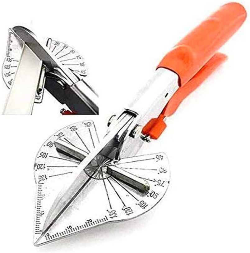 Multi Angle Miter Shear Cutter, - Degree Adjustable Angle Scissors  Trim Shears Hand Tools for Cutting Soft Wood, Plastic, PVC and Other