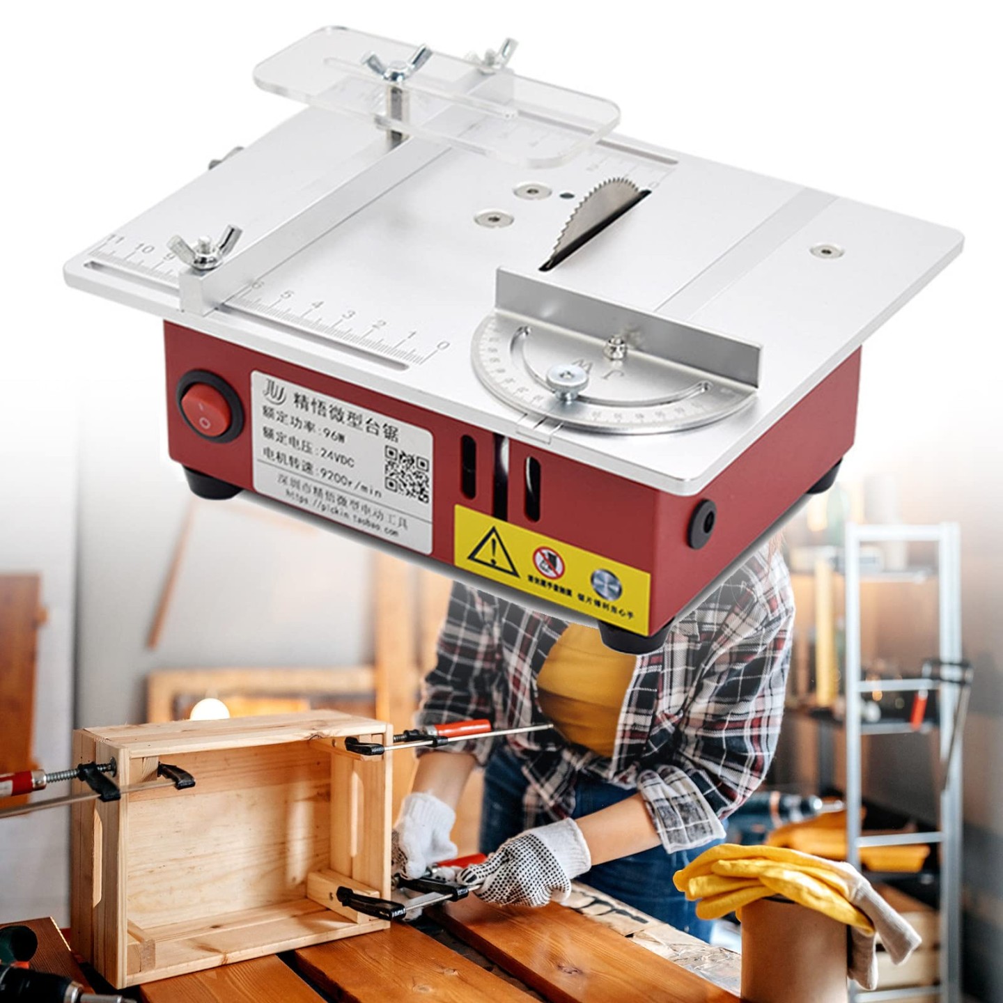roboraty-w-mini-hobby-table-saw-for-model-making-adjustable-speeds-desktop-woodworking-small-bench-saw-crafts-woodworking-aluminium-alloy Big Cuts, Small Package: A Comprehensive Miniature Table Saw Review picture