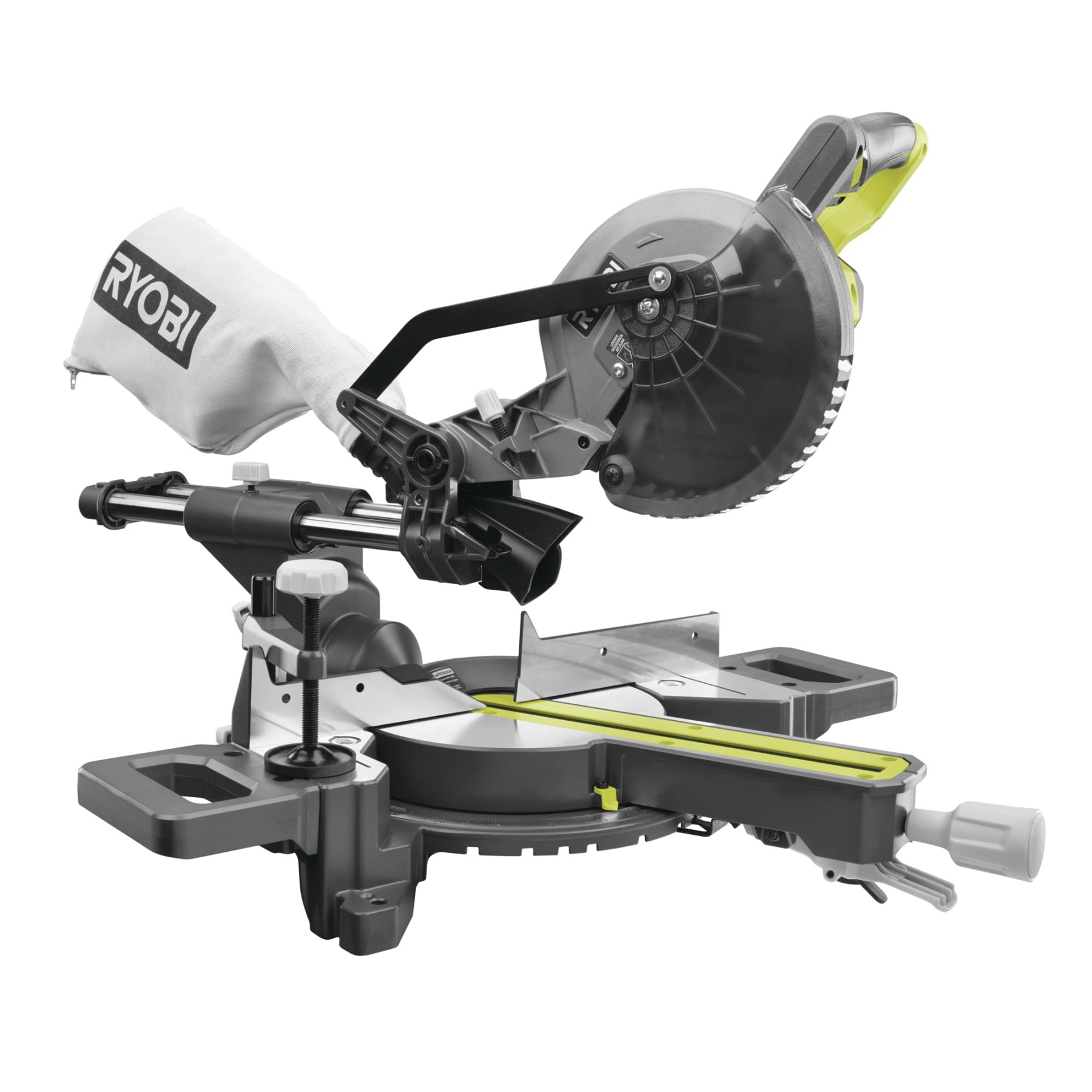 RYOBI  V ONE+ Cordless Mitre Saw RMS19- (Saw Blade Diameter 19 mm,  Bore Diameter 3 mm, Idle Speed 36 min-¹, Max