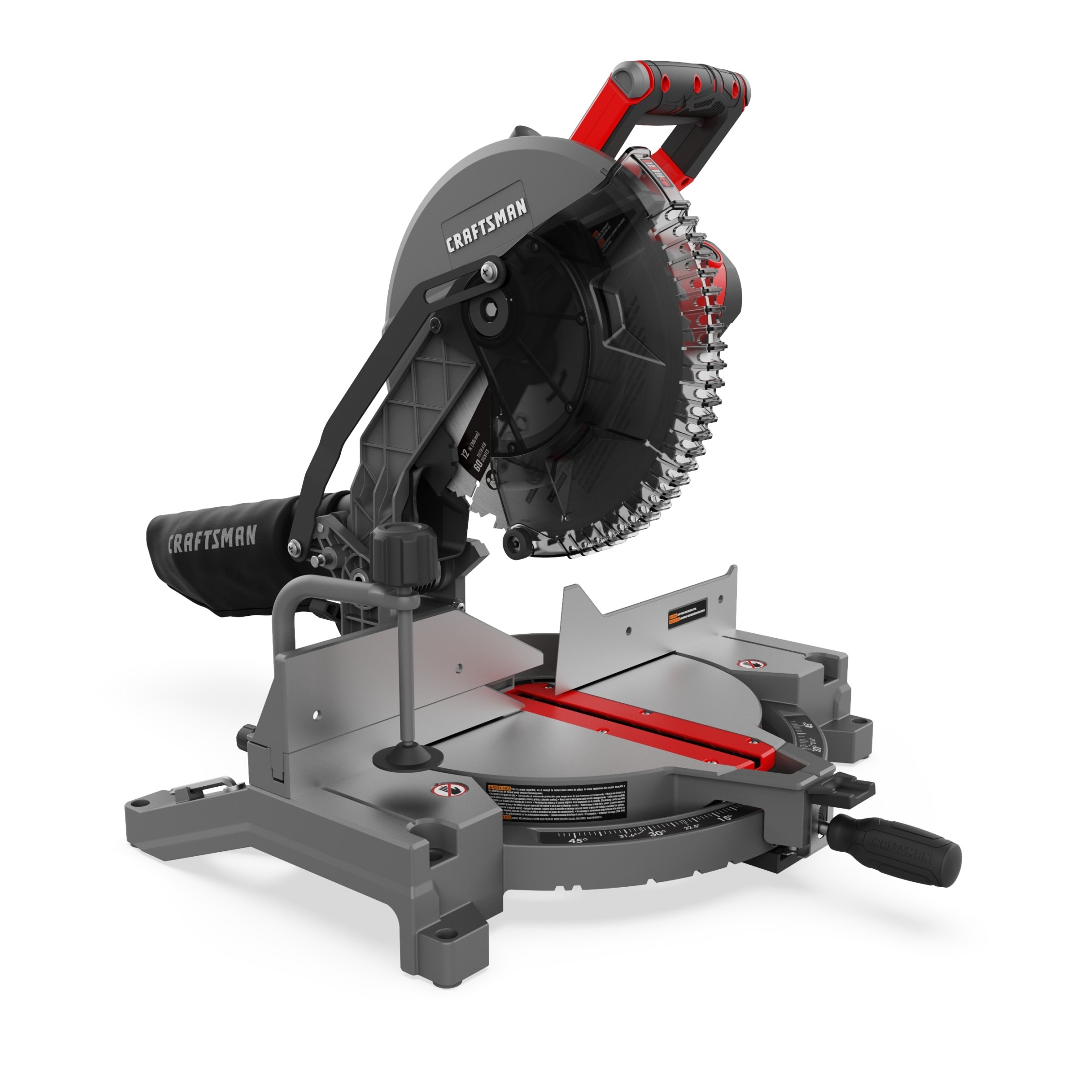 CRAFTSMAN -in -Amp Single Bevel Corded Miter Saw in the Miter