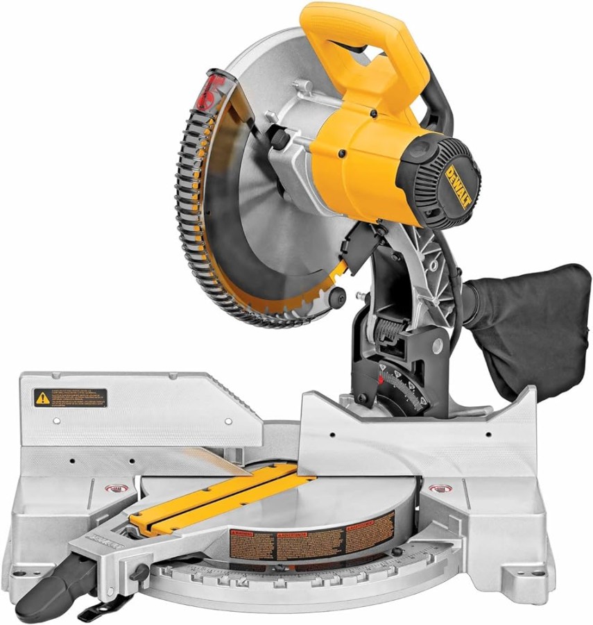 Dewalt DW mm Single Bevel Mitre Saw, Corded Electric