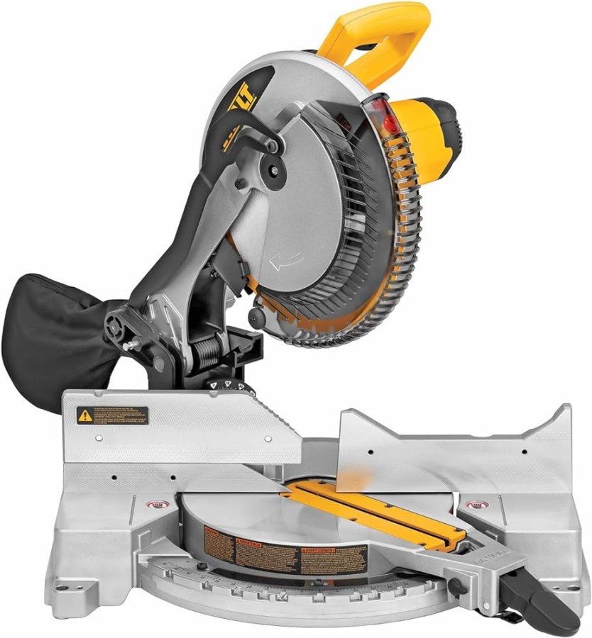 Dewalt DW mm Single Bevel Mitre Saw, Corded Electric