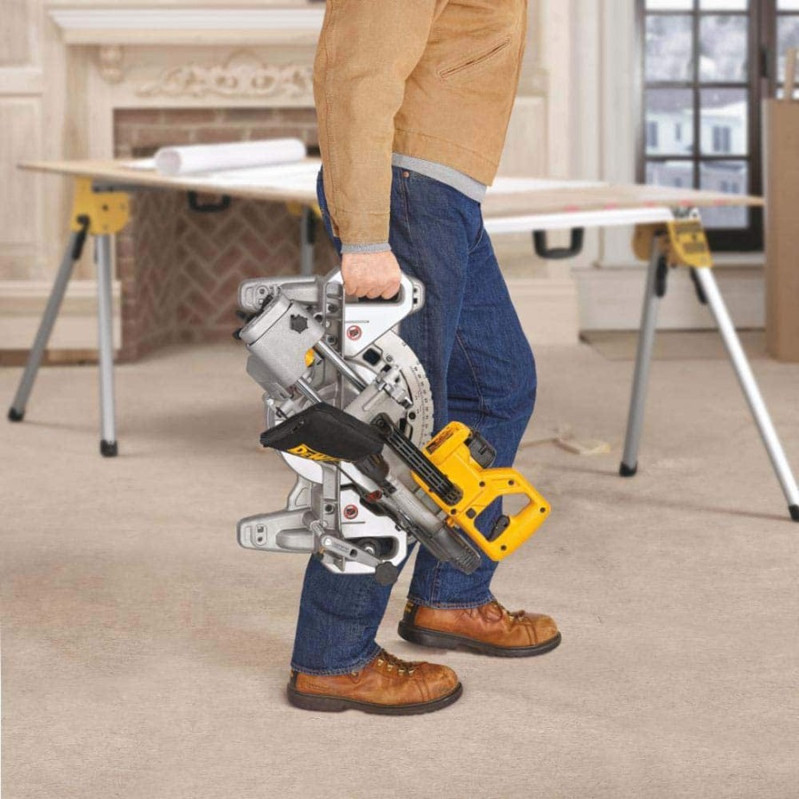 DeWALT - V -/"  Amp Single Bevel Sliding Miter Saw  MSC