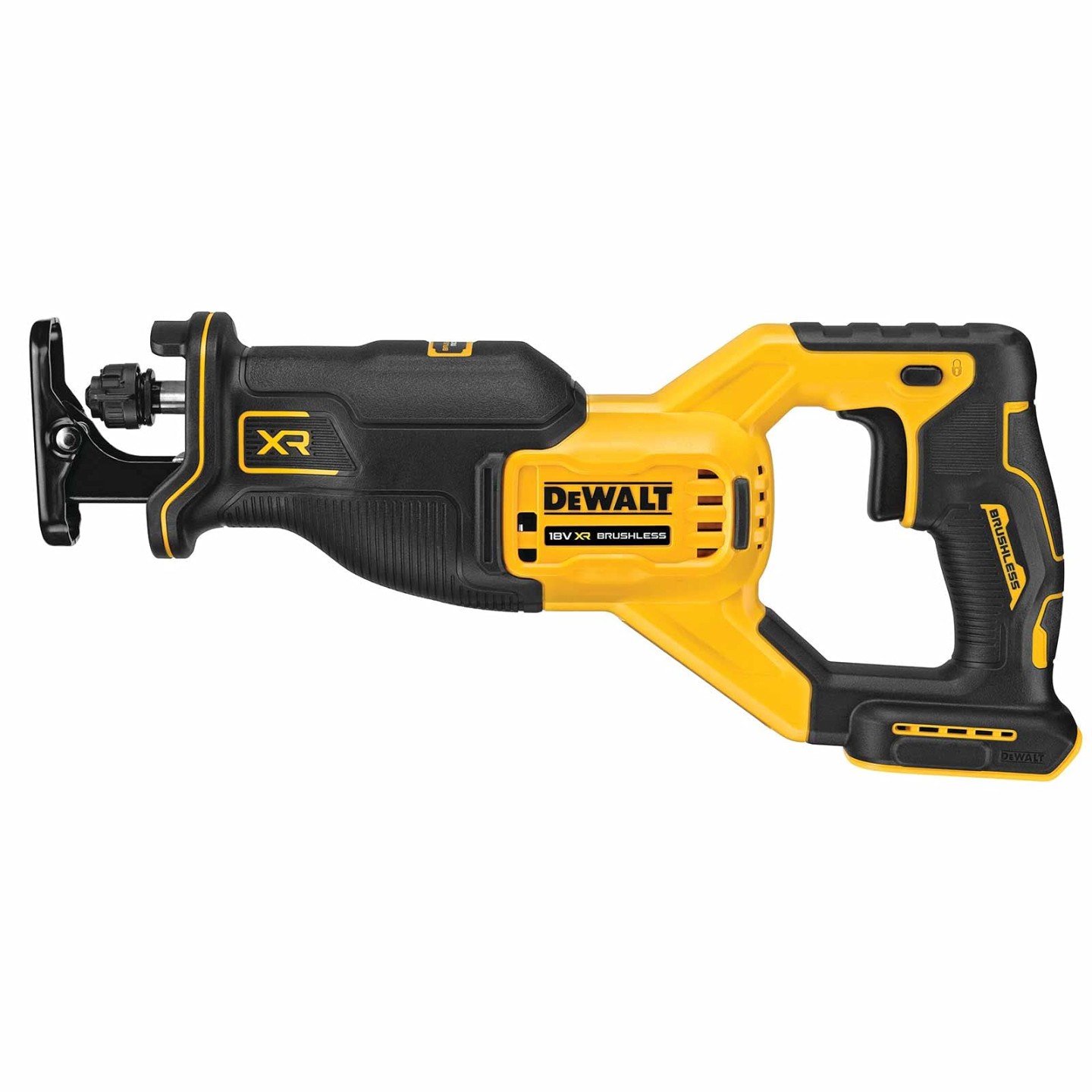 Dewalt V XR Cordless Reciprocating Saw DCSNT (Brushless Motor, Very  Compact, Max