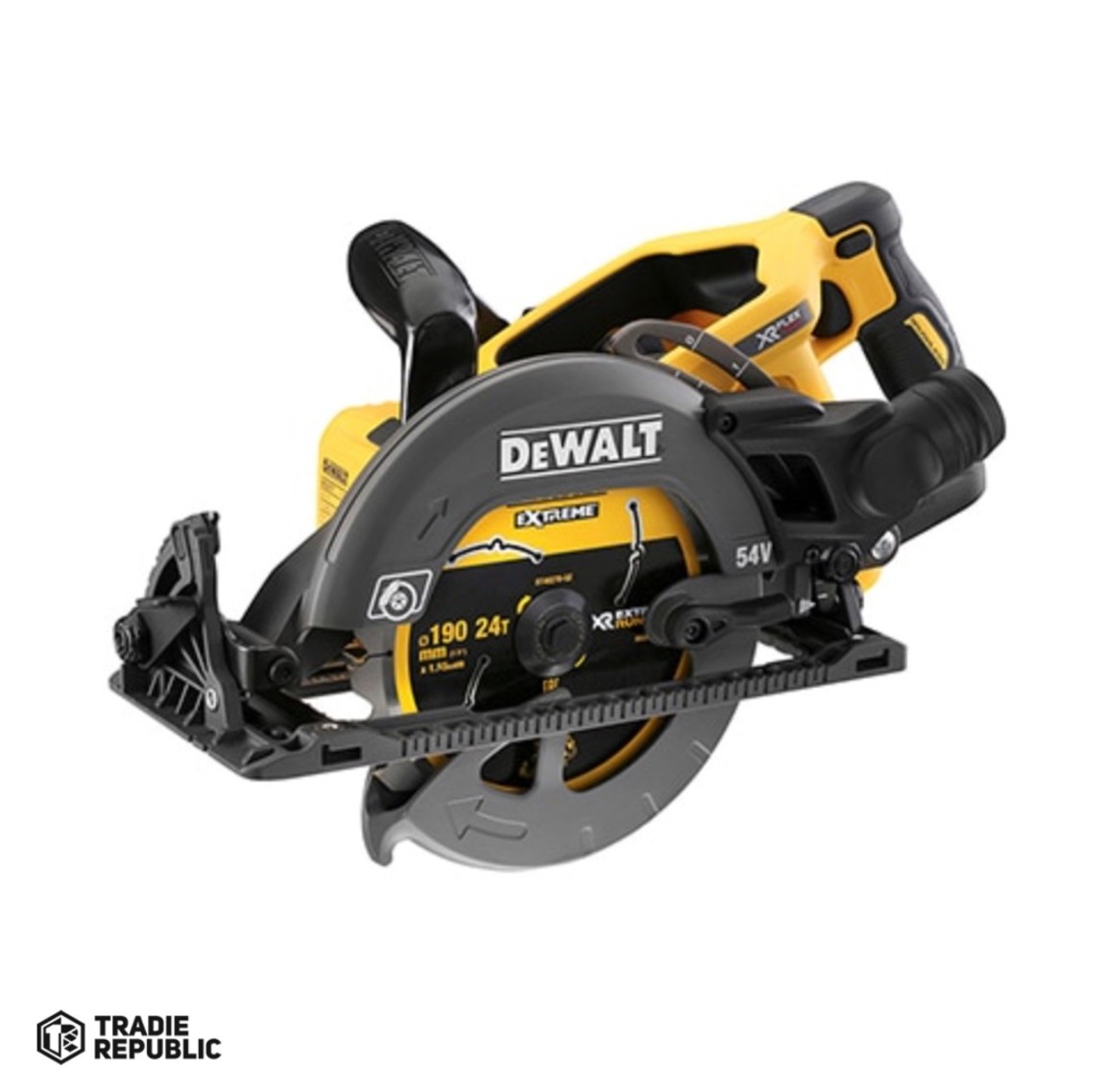 DeWalt V XR Li-Ion Brushless Rear Handle Circular Saw - Tradie