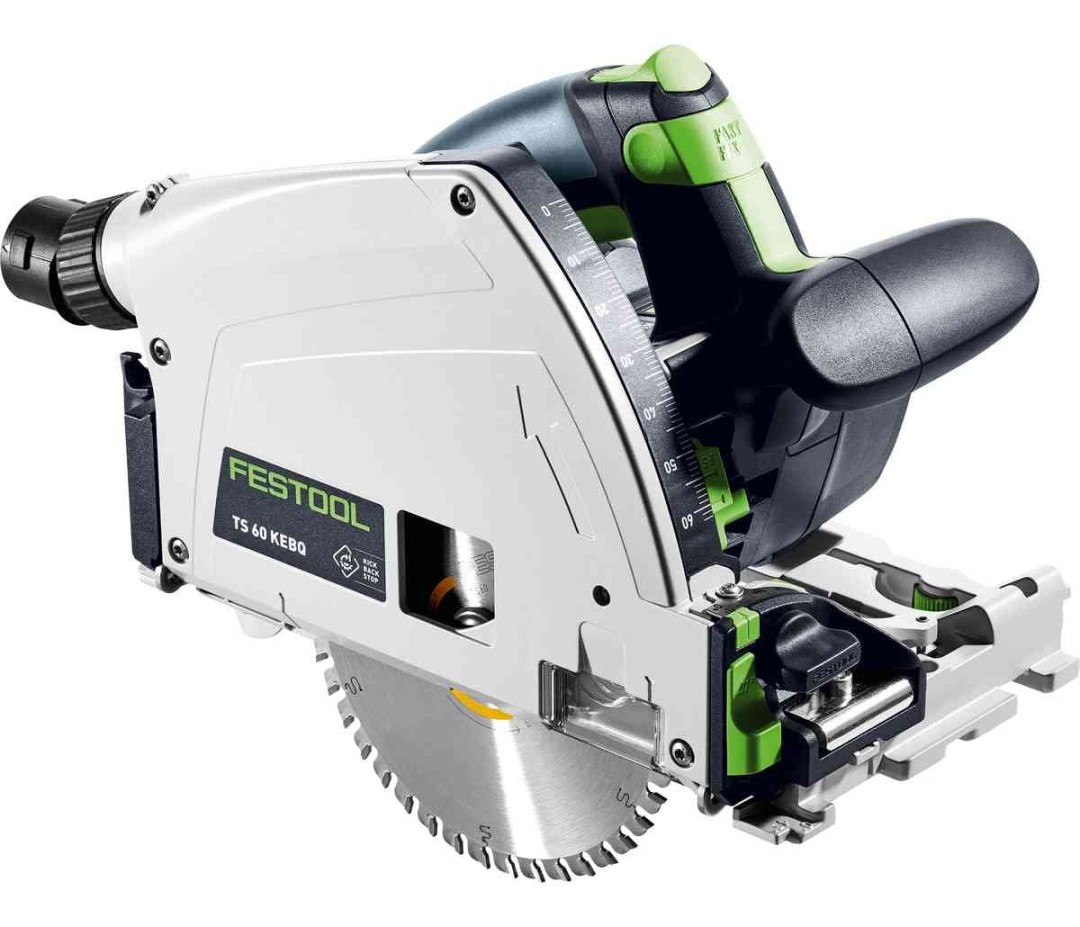 Festool Tauchsäge TS  KEBQ-Plus (mit Kreissägeblatt, Sichtfenster,  Splitterschutz, Innensechskantschlüssel), im Systainer