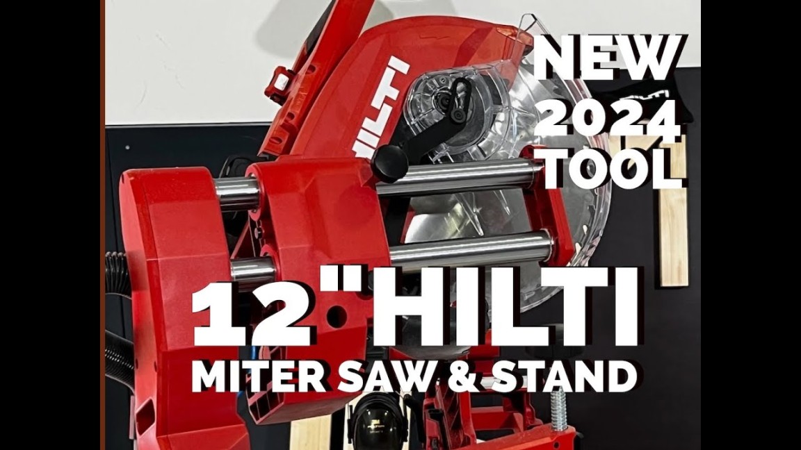 Hilti " Cordless Miter Saw   New tool