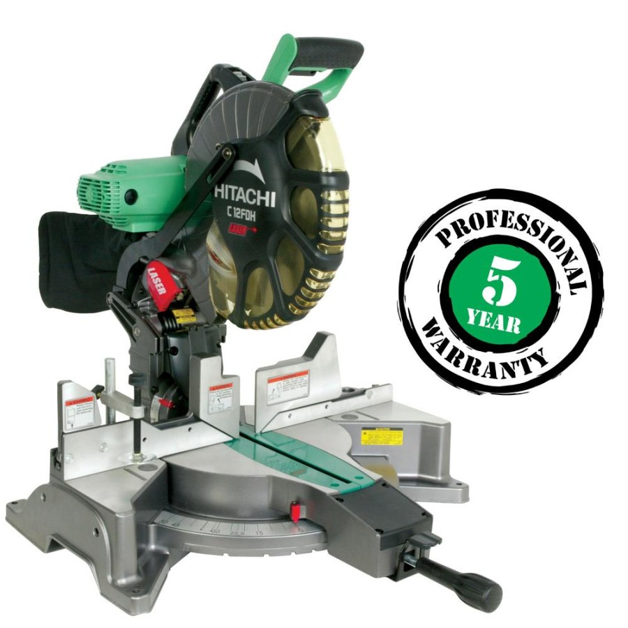 Hitachi -in -Amp Dual Bevel Compound Corded Miter Saw with