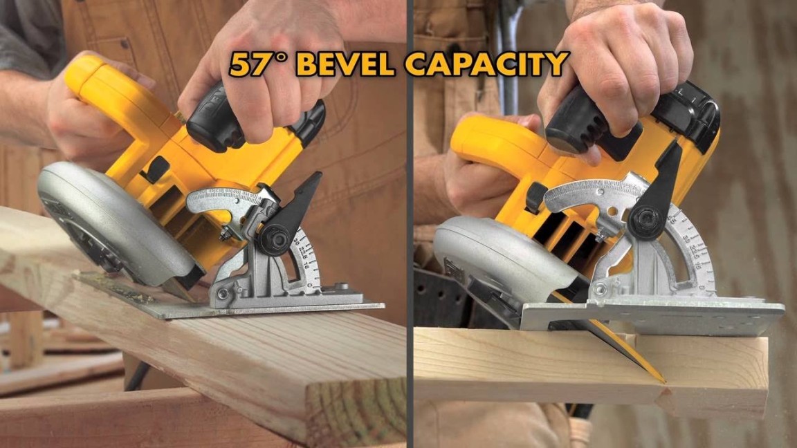 How to cut a bevel angle using a circular saw