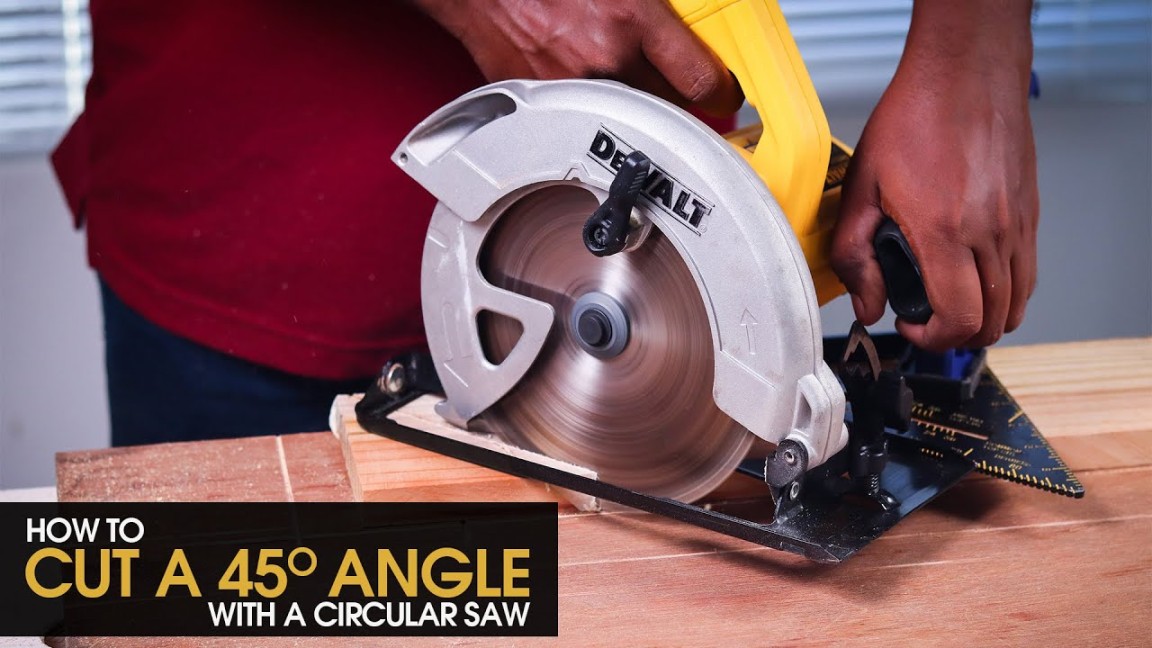 How to Cut a  degree Angle with a Circular Saw