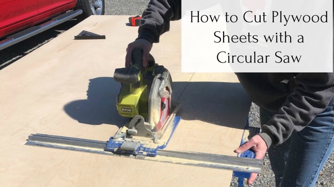 How to Cut Down Plywood Sheets--Using a Circular Saw