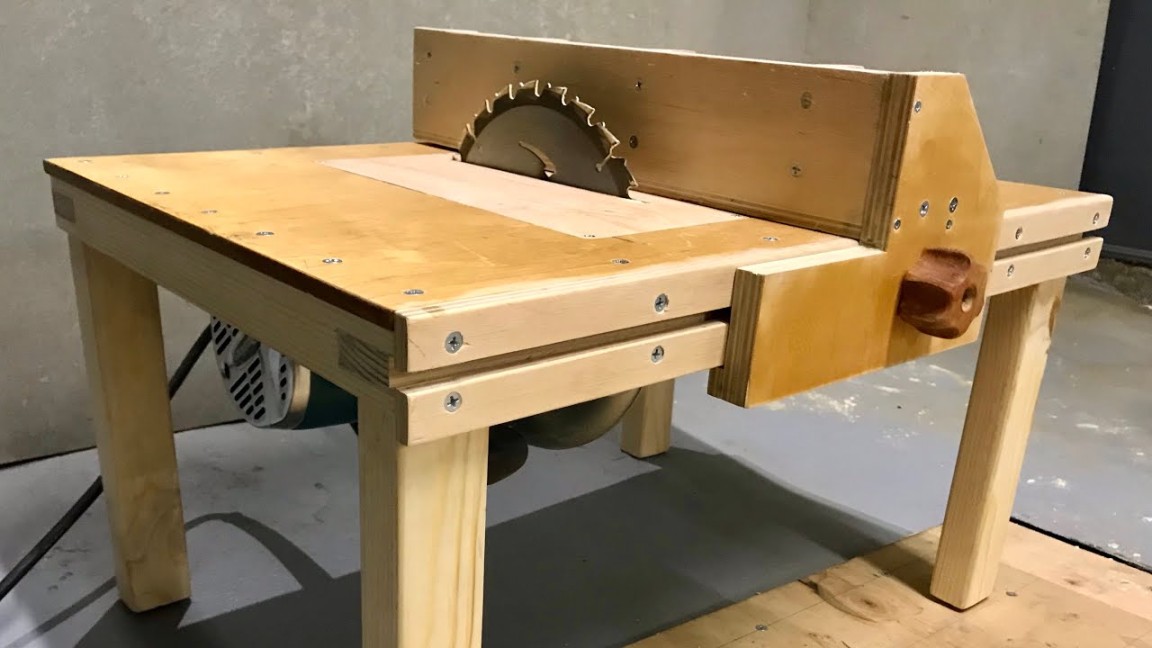 How to make Simple Table Saw/ Good idea! DIY Table Saw/Homemade with  Circular Saw//