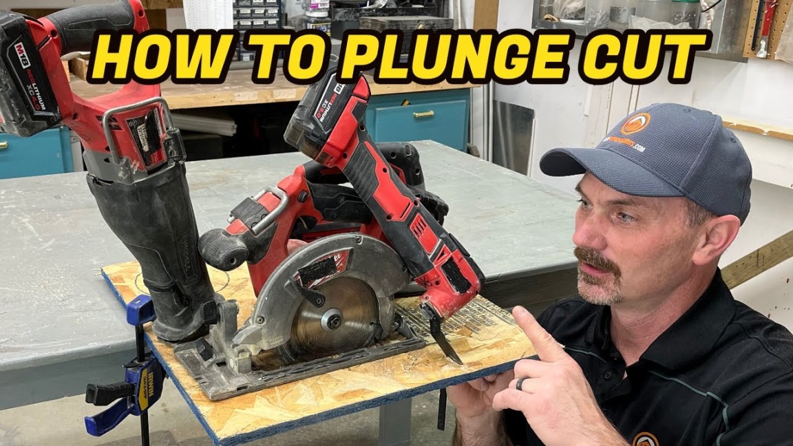 How To Plunge Cut Using  Different Saws