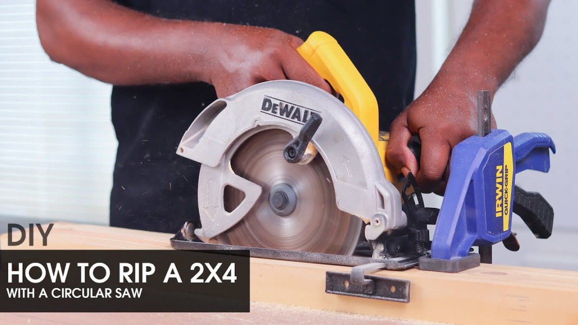 How to Rip a x with a Circular Saw