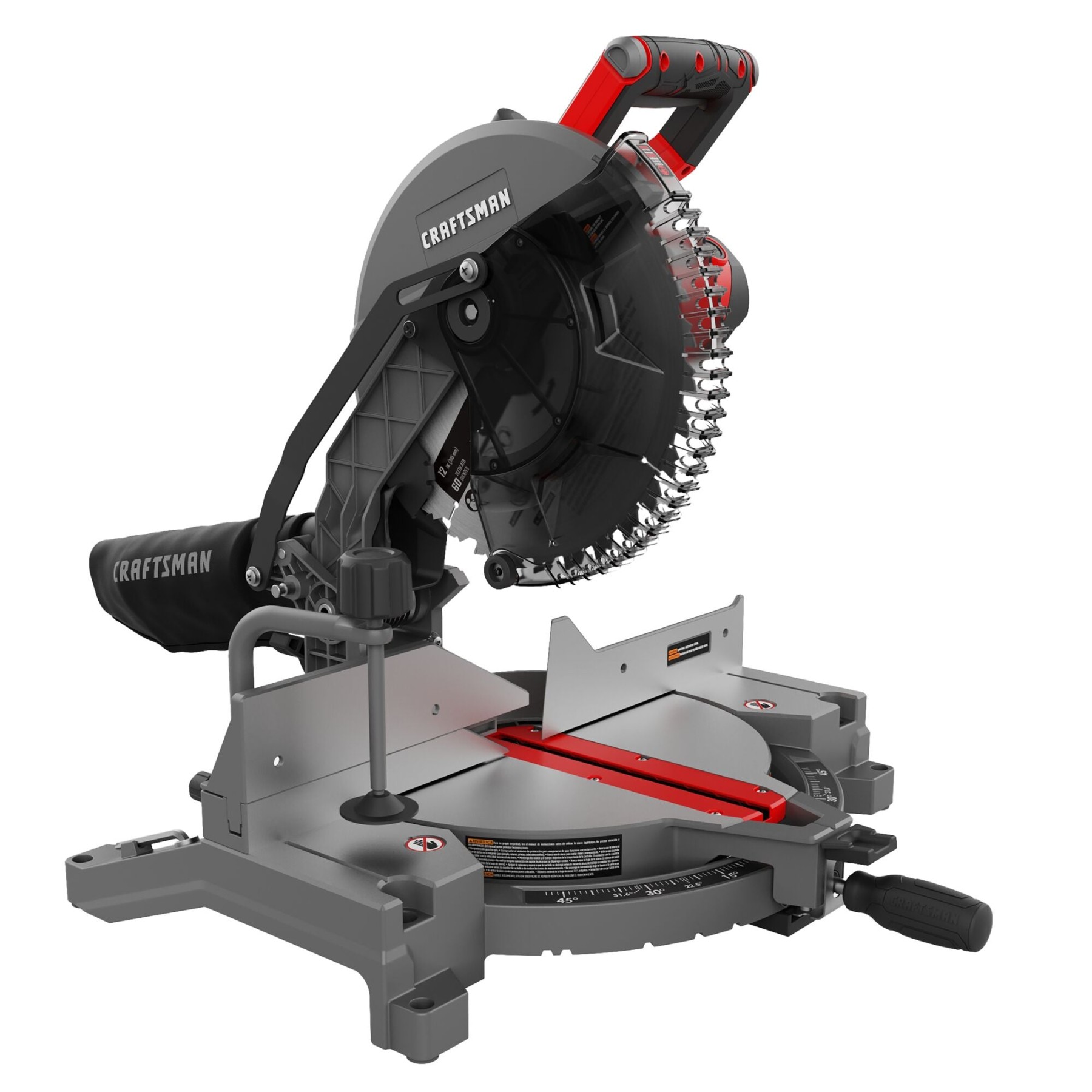 -in Single Bevel Compound Miter Saw  CRAFTSMAN