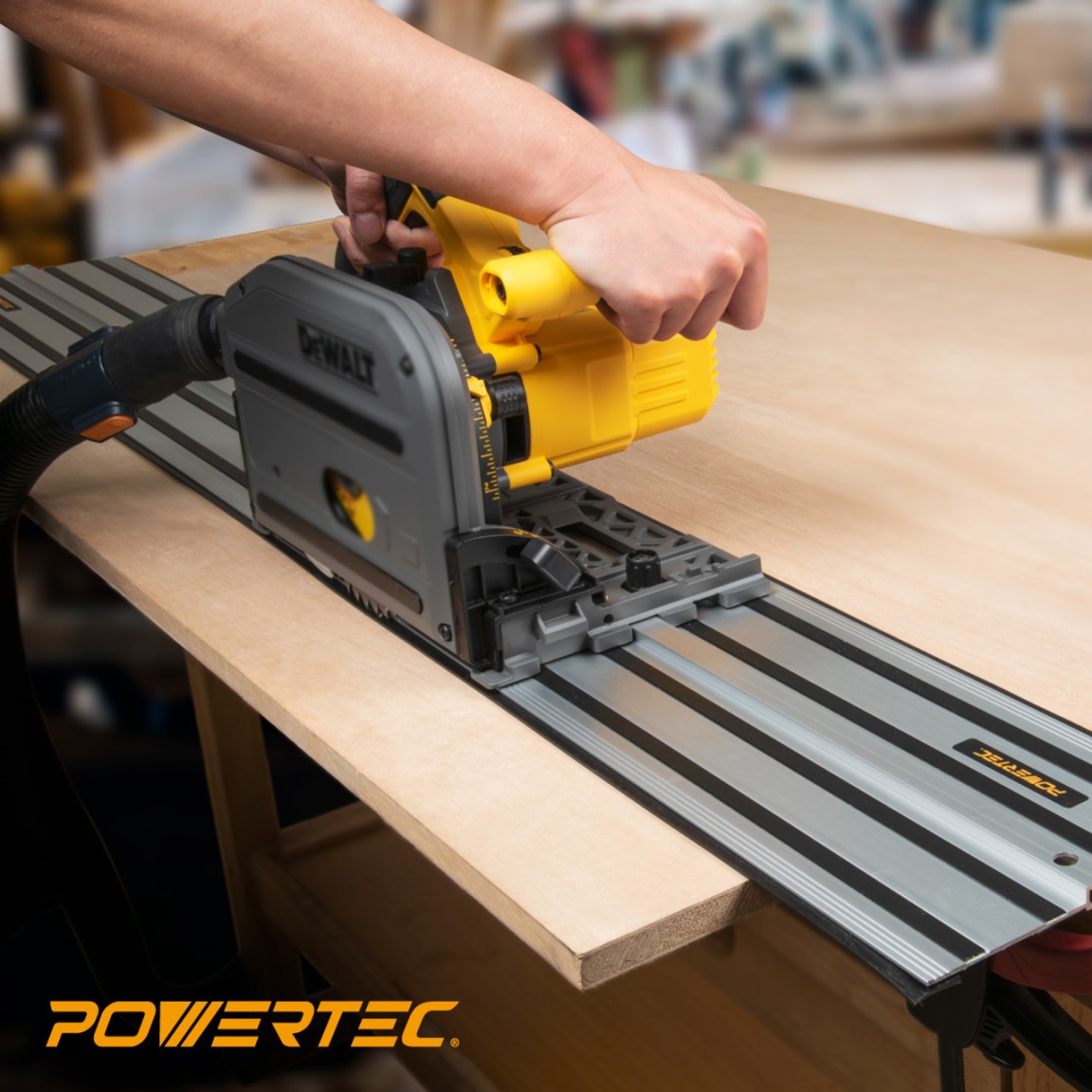 inch Guide Rail Track for DeWalt Track Saw - POWERTEC