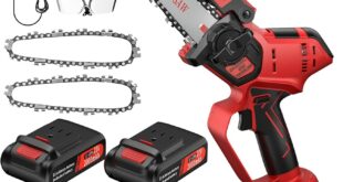 Battery Operated Hand Held Chain Saw Review: Big Power In A Small Package