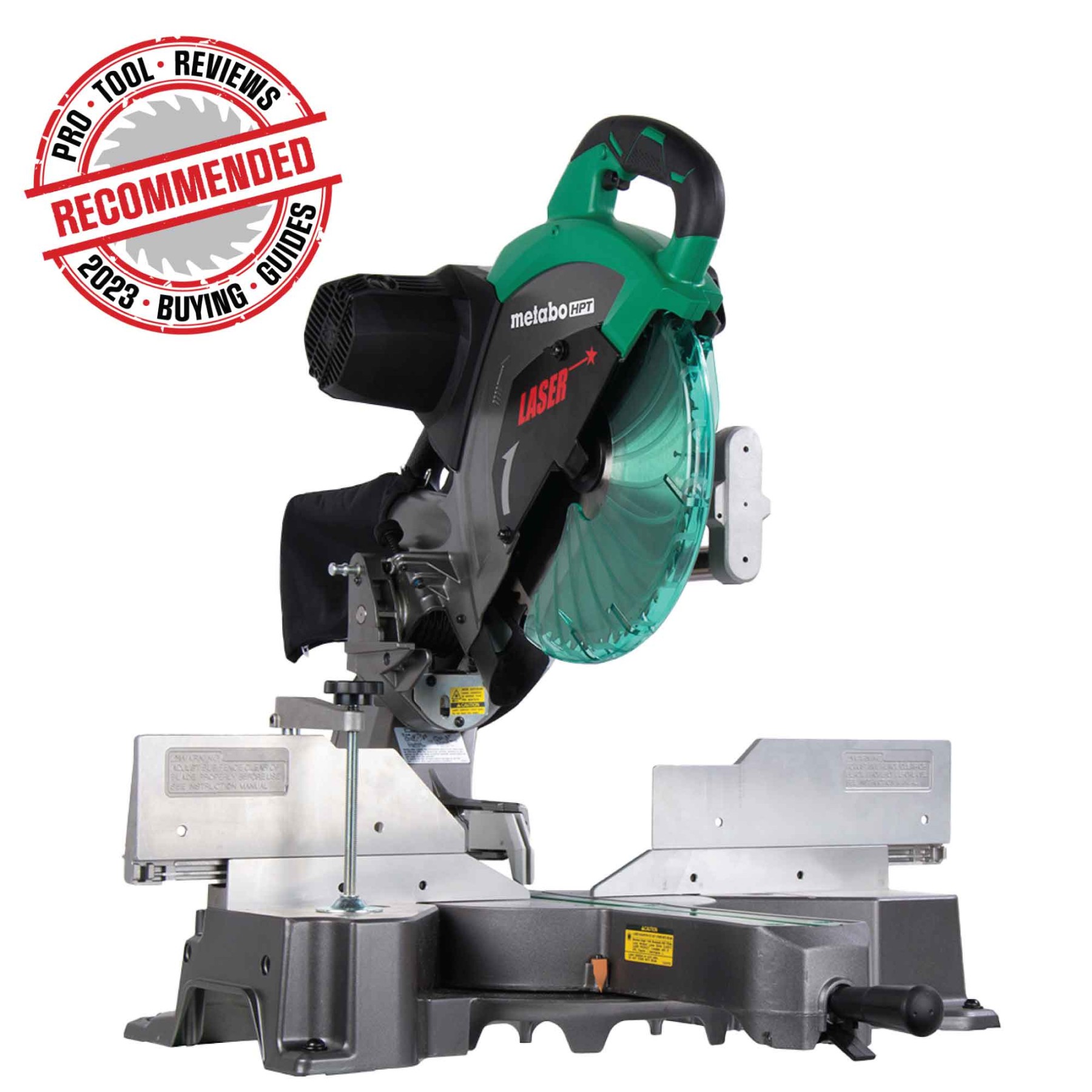 Inch Sliding Dual Compound Miter Saw with Laser Marker  Metabo