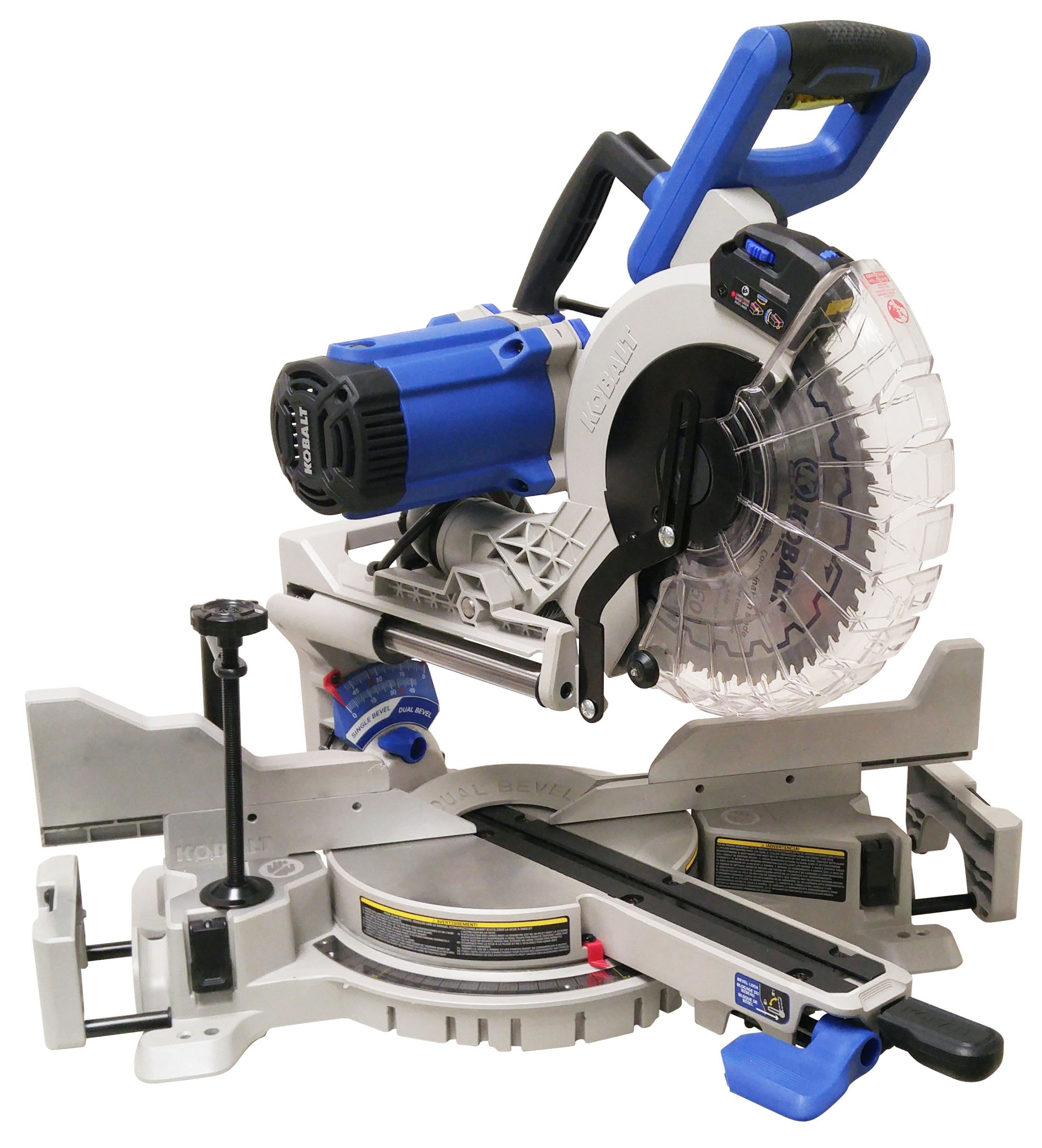 Kobalt -in -Amp Dual Bevel Sliding Compound Corded Miter Saw