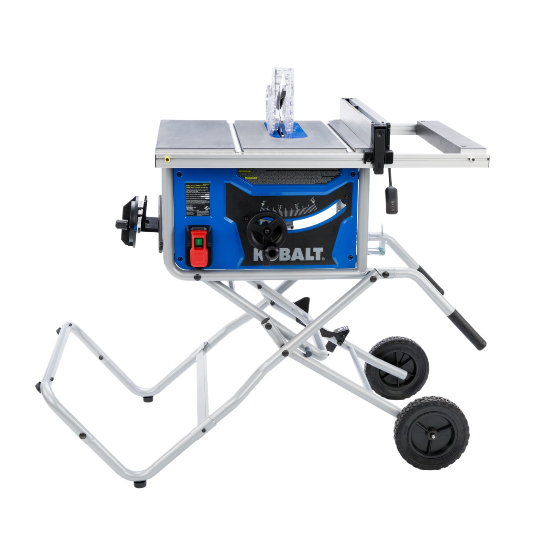 Kobalt -in -Amp -Volt Corded Portable Jobsite Table Saw