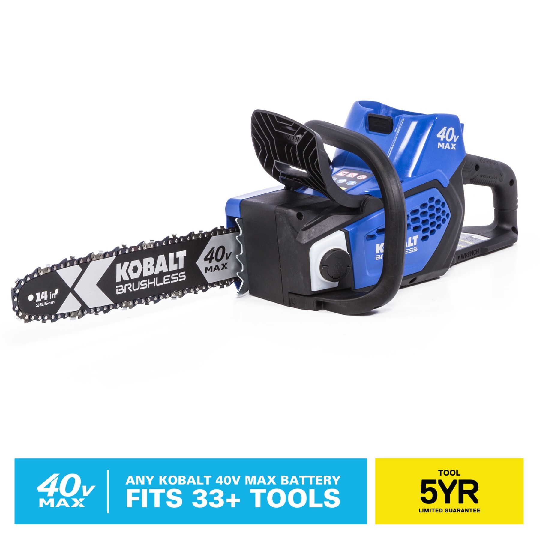 Kobalt -volt -in Brushless Battery Chainsaw (Battery and Charger Not  Included)
