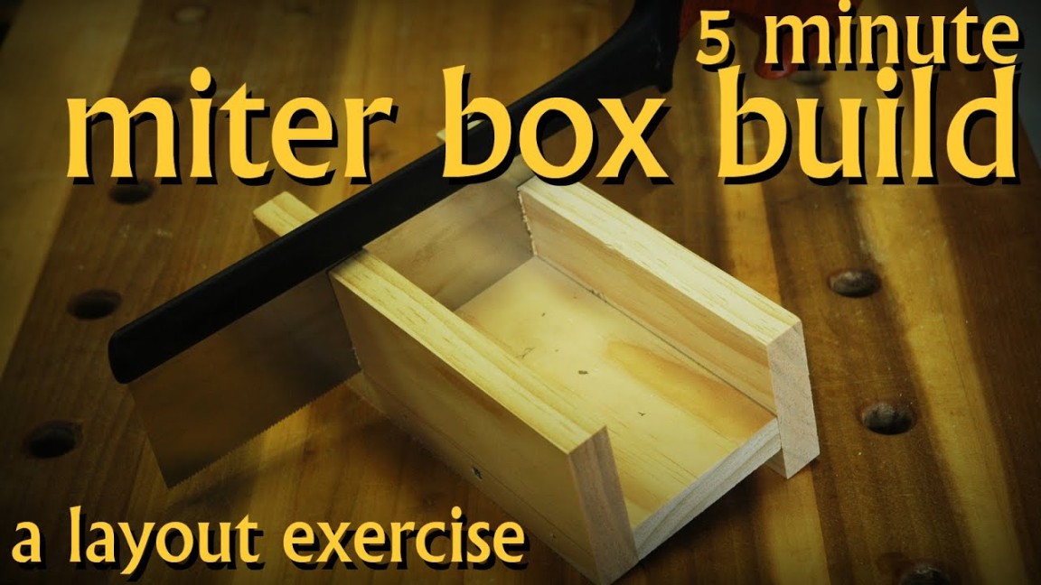 Make a Miter Box Fast and Easily