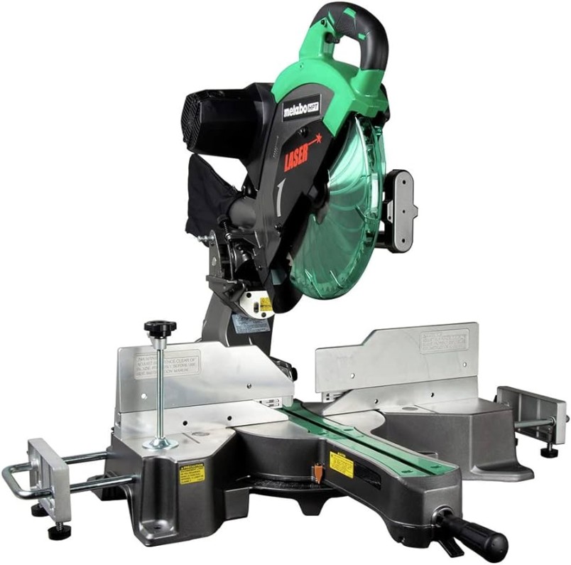 Metabo HPT Sliding Compound Miter Saw  -Inch Blade  Double Bevel   Laser Marker  -Amp Motor   Year Warranty  CRSHS