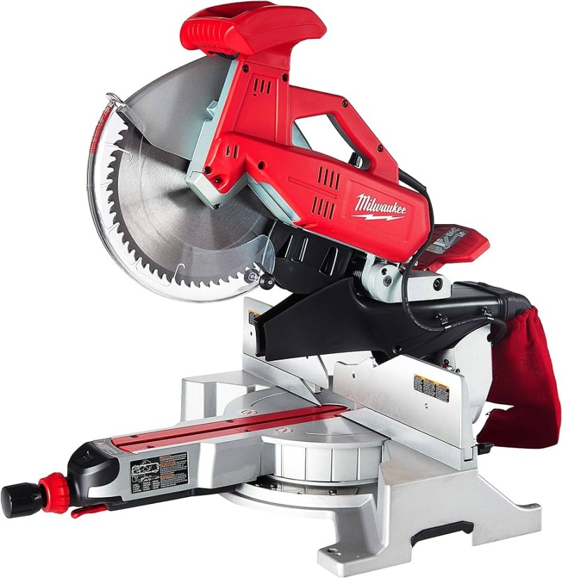 milwaukee-inch-sliding-dual-bevel-miter-saw-with Milwaukee 6955-20 Review: A Compact and Powerful Hole Shoote picture