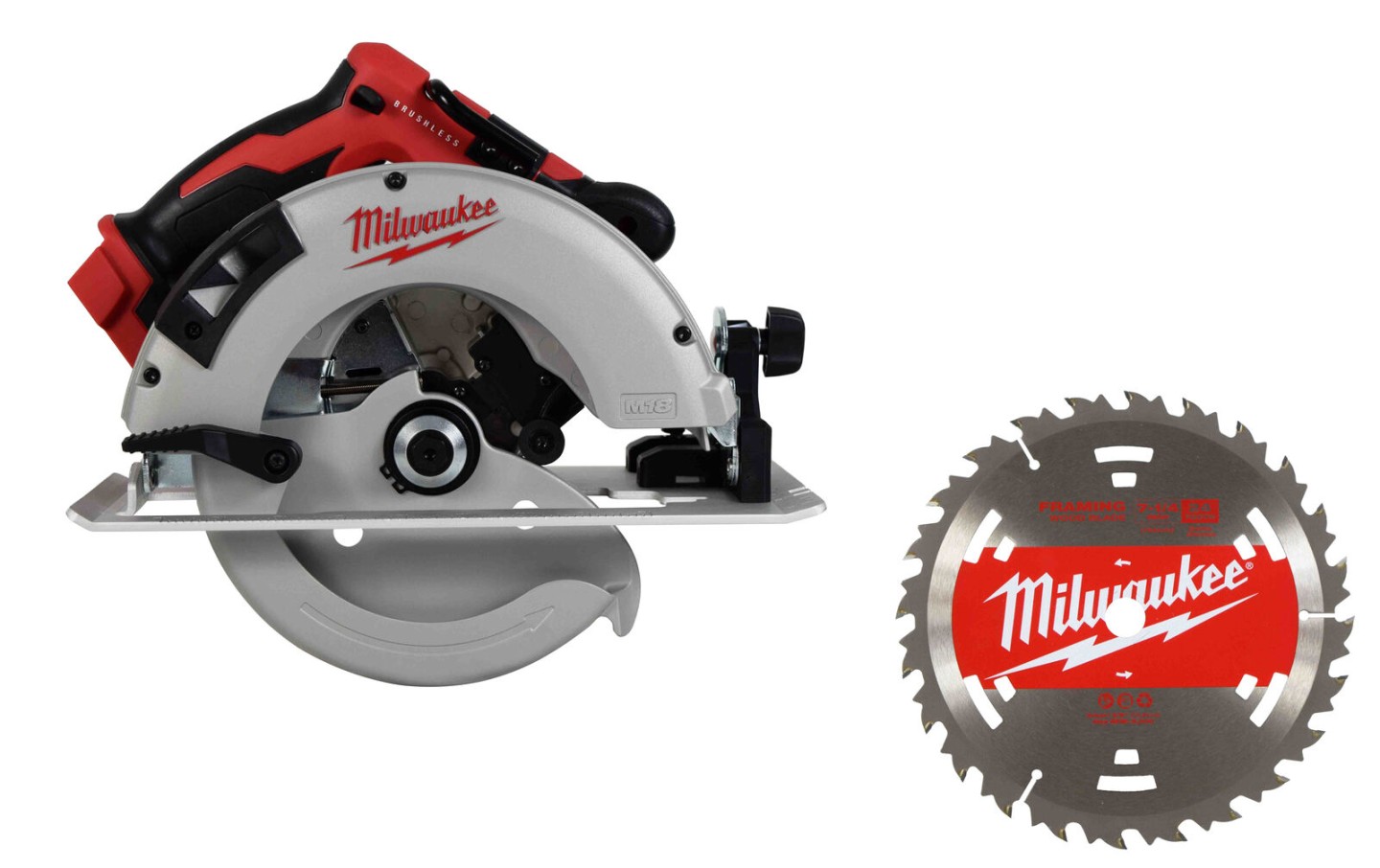 Milwaukee - V Brushless Cordless  /" Circular Saw (Tool Only)