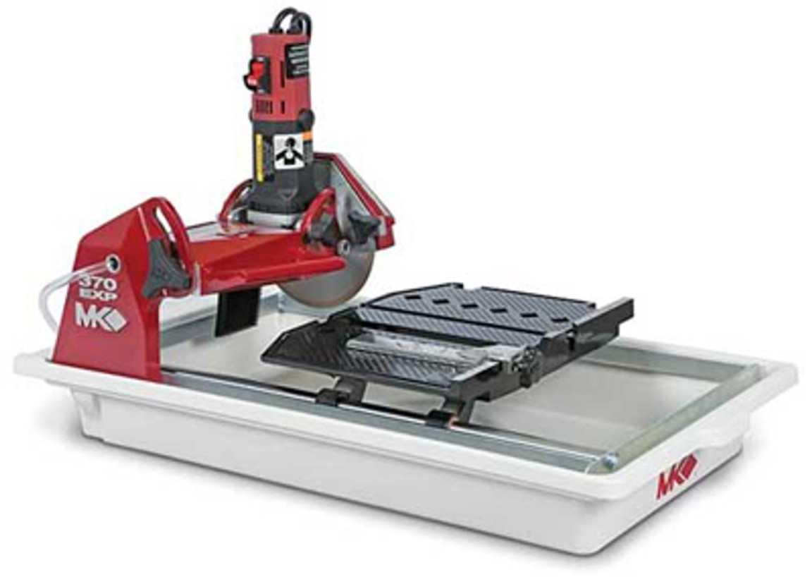 MK Diamond " Wet Cutting Tile Saw - V/-/HP - Model 30EXP