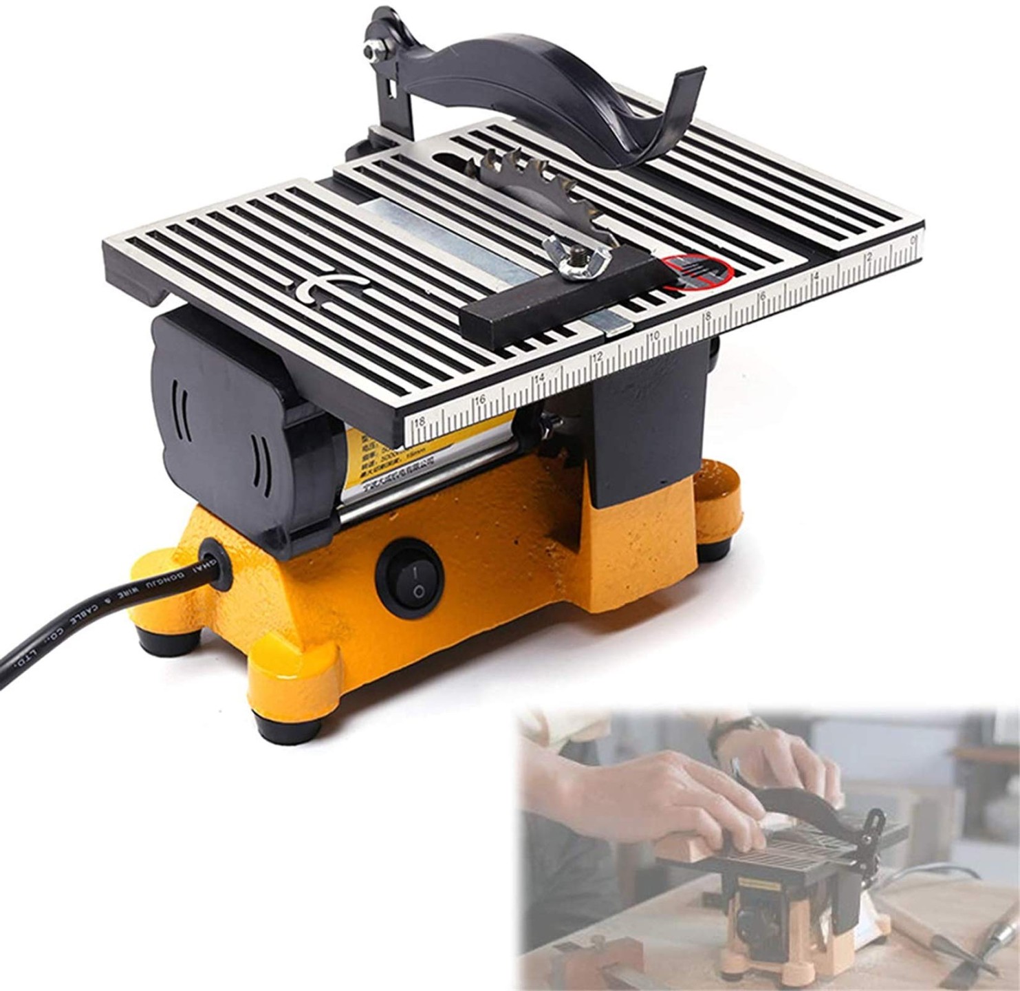 Portable Table Saw, Mini Table Saw, Electric Precision Table Saw