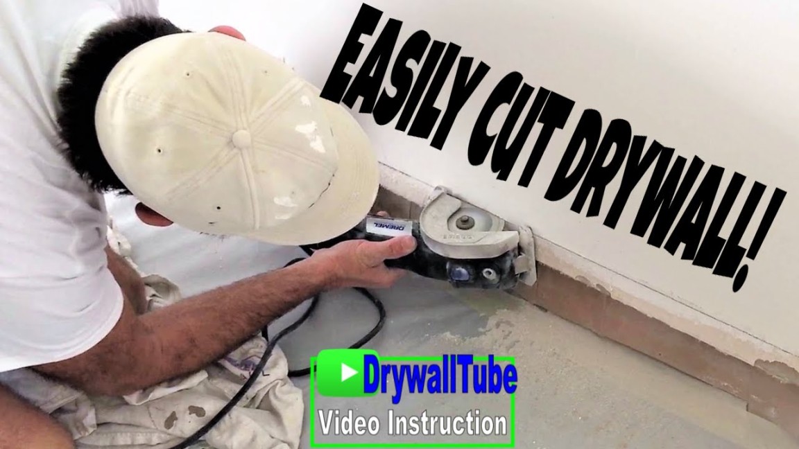 Power tools I used to cut drywall for flush baseboards- Walk through EP