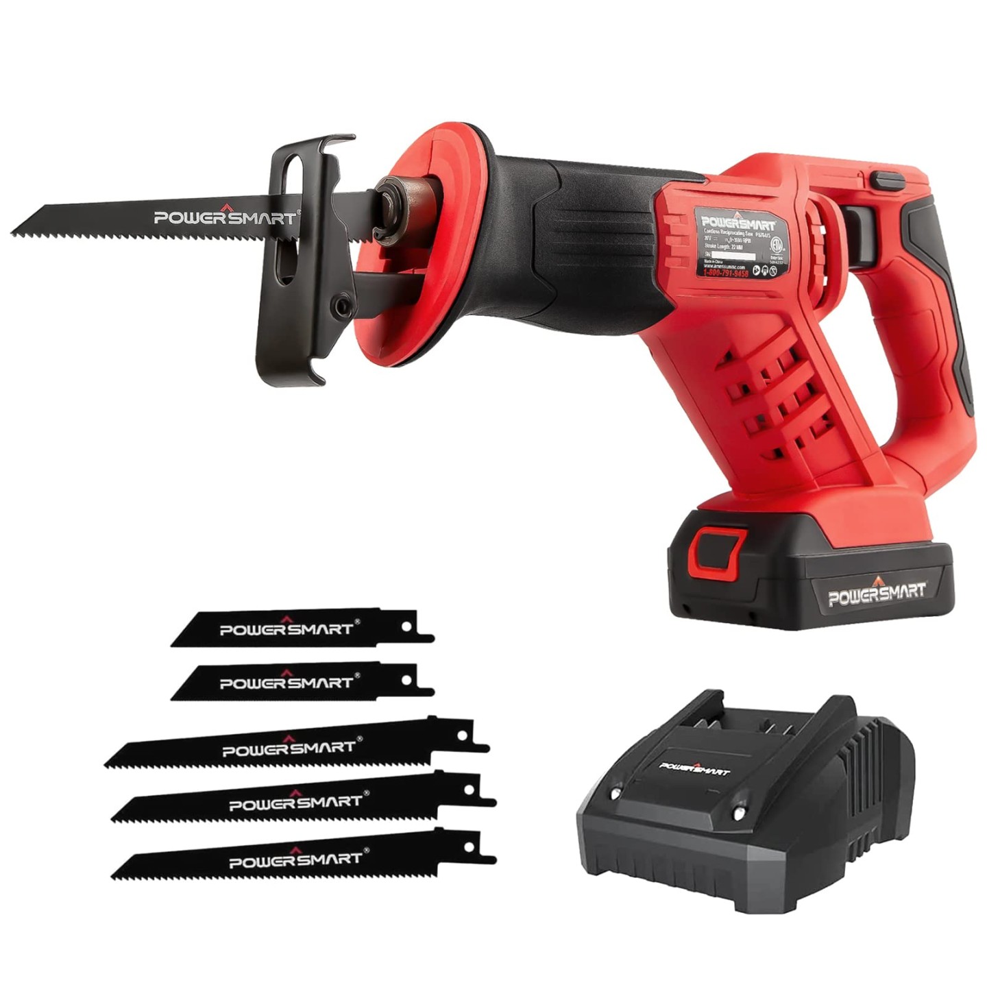 PowerSmart V Cordless Reciprocating Saw with