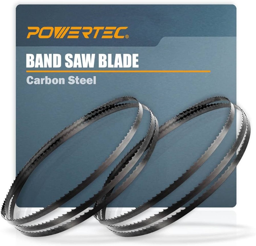 POWERTEC  Inch Bandsaw Blades, /" x 4 TPI Band Saw Blades for Wen,  Ryobi, Grizzly, Skil, Sears Craftsman and POWERTEC " Band Saw for