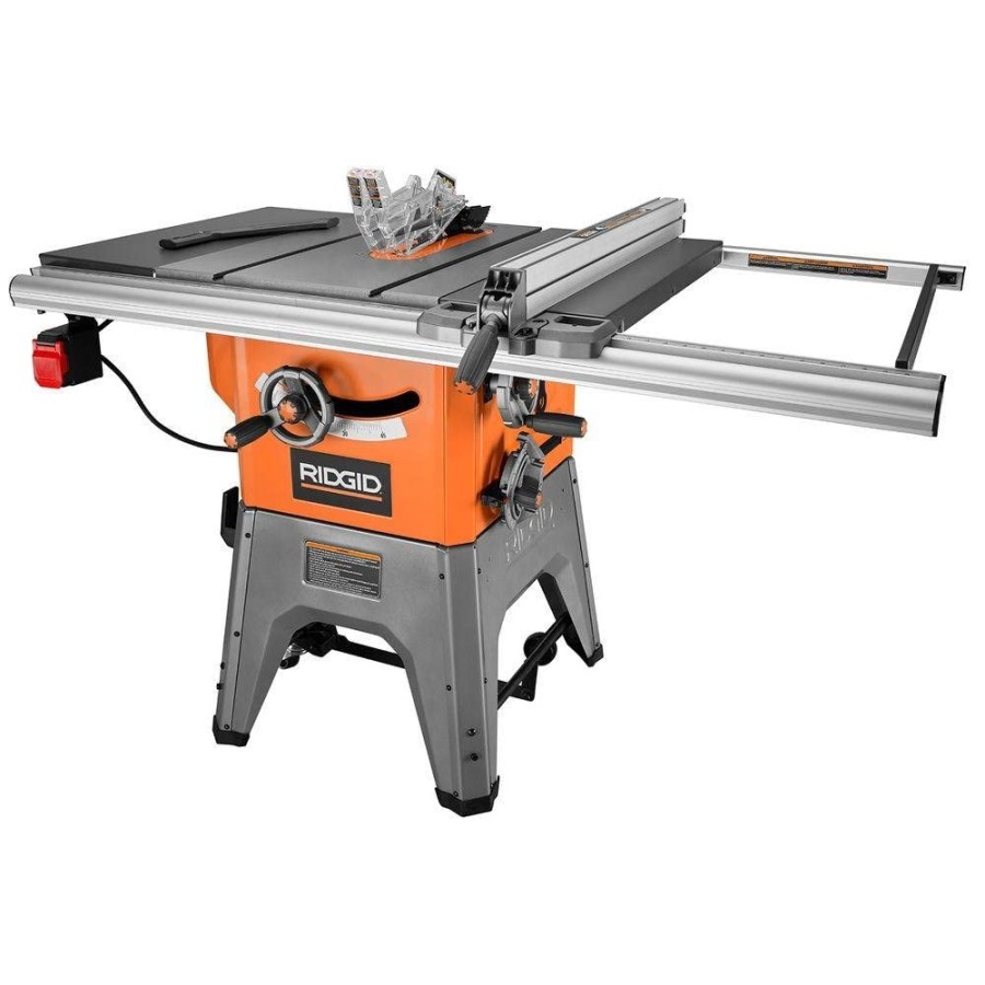 RIDGID R  in. -Amp Cast IronTable Saw - Amazon