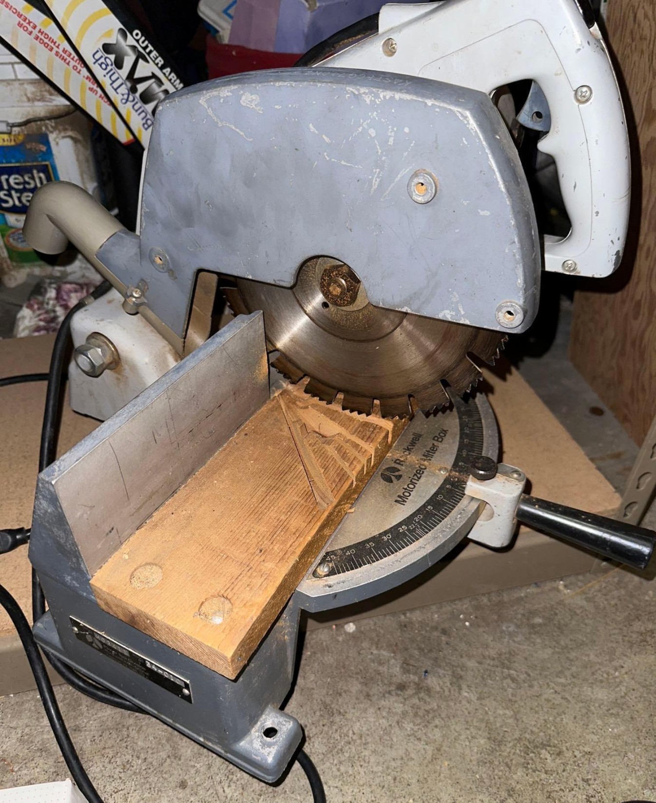 Rockwell Motorized Miter Box Saw- Works  Proxibid