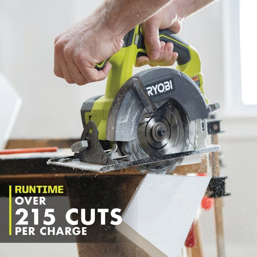 RYOBI CANADA V Lithium-Ion Cordless -/-inch Circular Saw (Tool-Only)