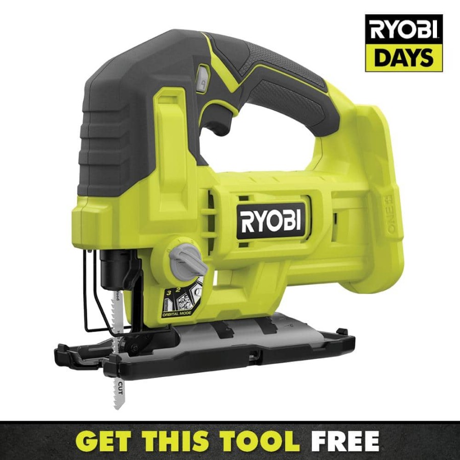 RYOBI ONE+ V Cordless Jig Saw (Tool Only) PCLB - The Home Depot