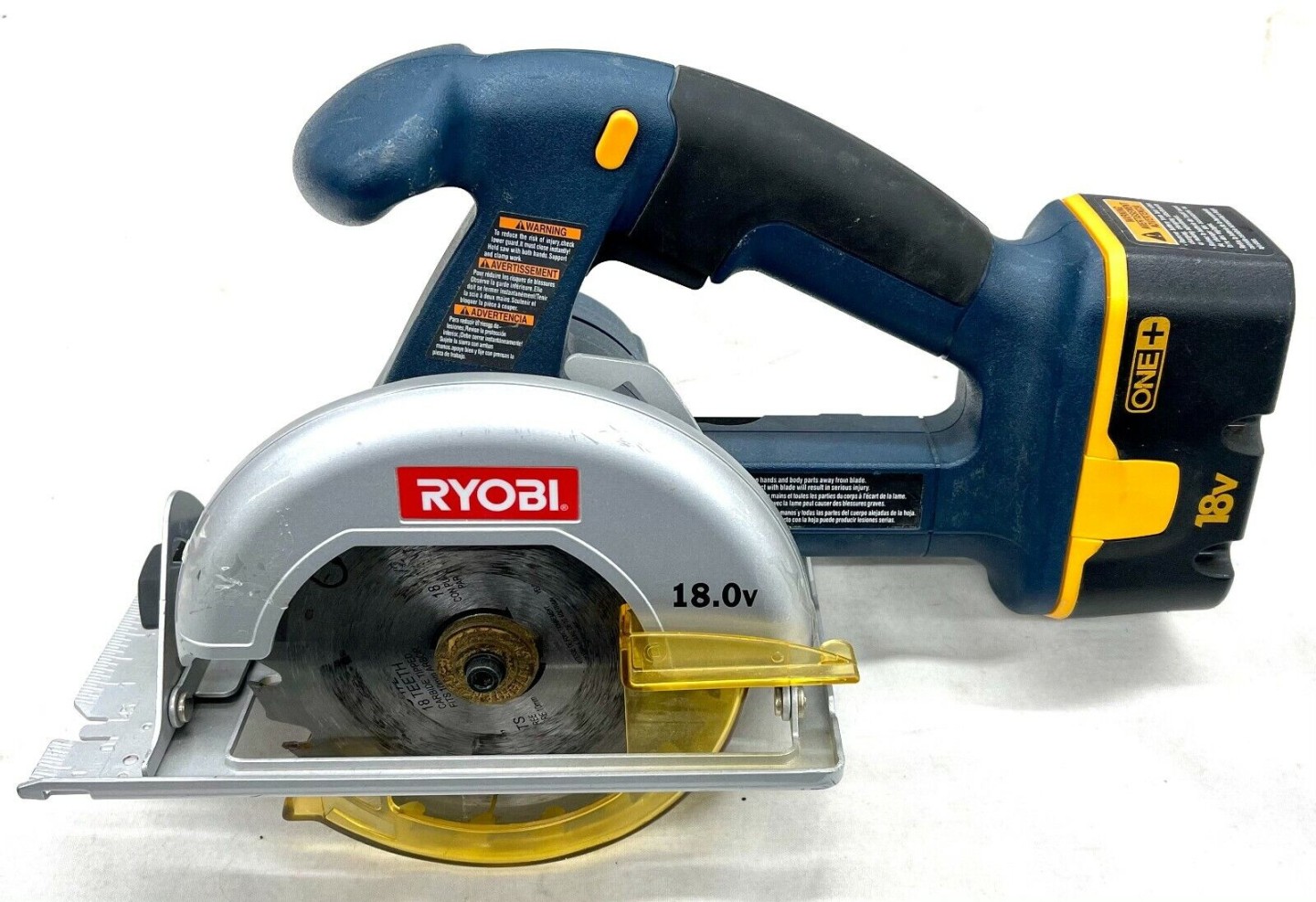 RYOBI P V Cordless -/" Circular Saw w/ V Battery (No