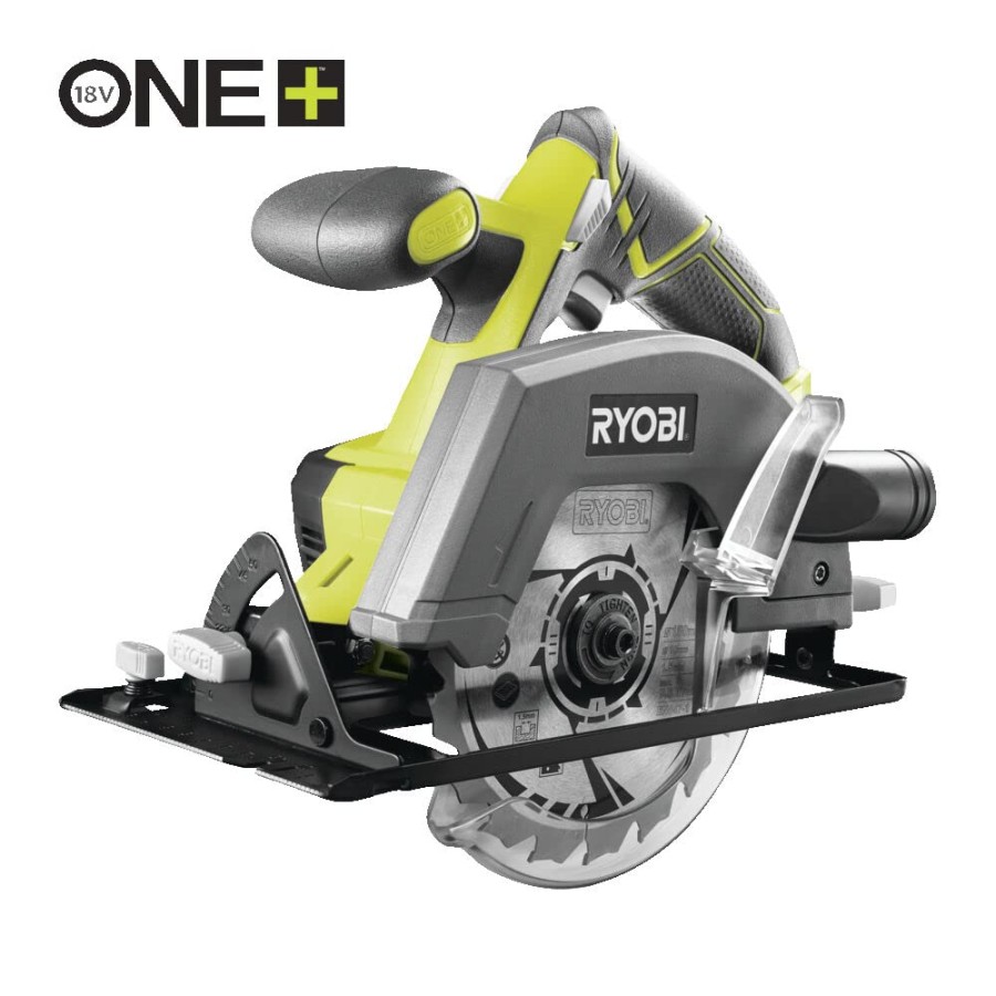 RYOBI  V ONE+ Cordless Circular Saw RCSP-GZL (Saw Blade Diameter   mm, Cutting Depth °/° / mm, Tool-Free Depth Adjustment, Includes