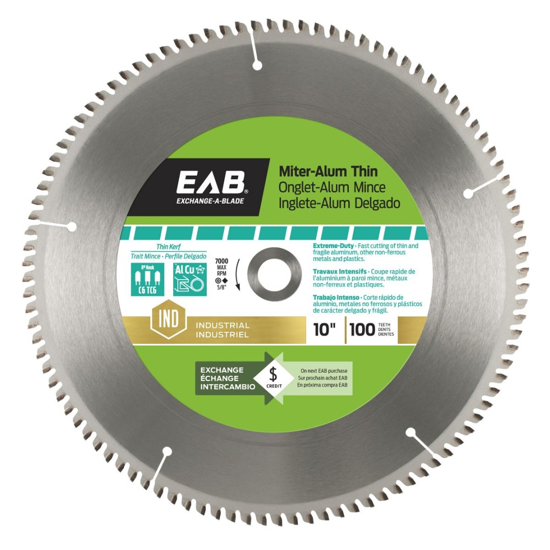 Saw Blades Metal Cutting Miter Aluminum "  Exchange-A-Blade