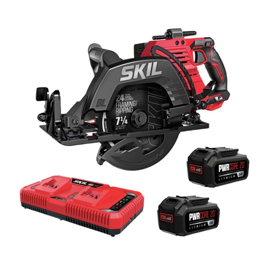 SKIL -volt -/-in Cordless Circular Saw Kit (-Batteries and