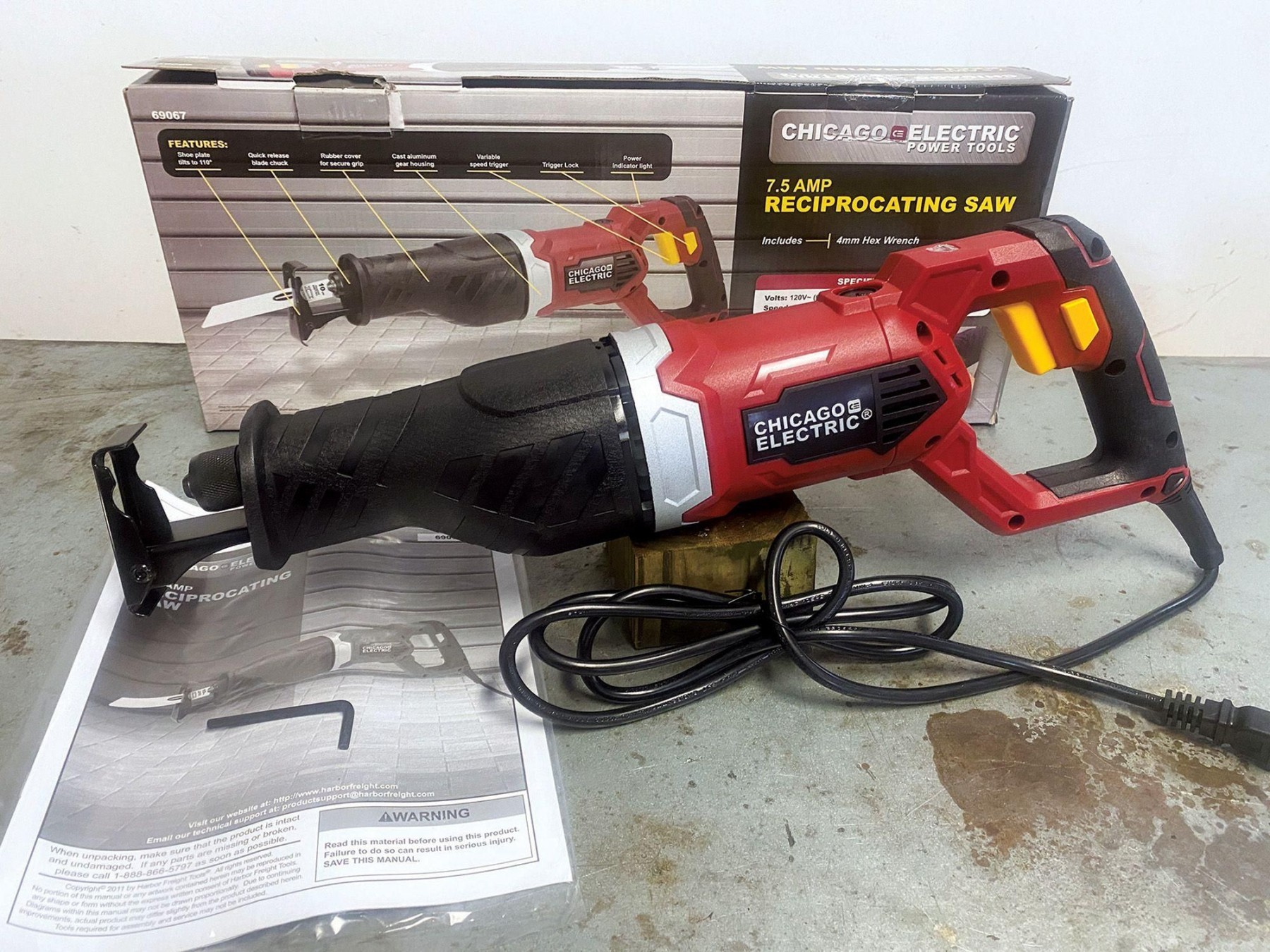 Tool Test: Chicago Electric Reciprocating Saw - Hemmings