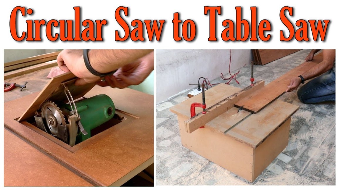 Turn your Circular Saw into Table Saw  DIY Table saw