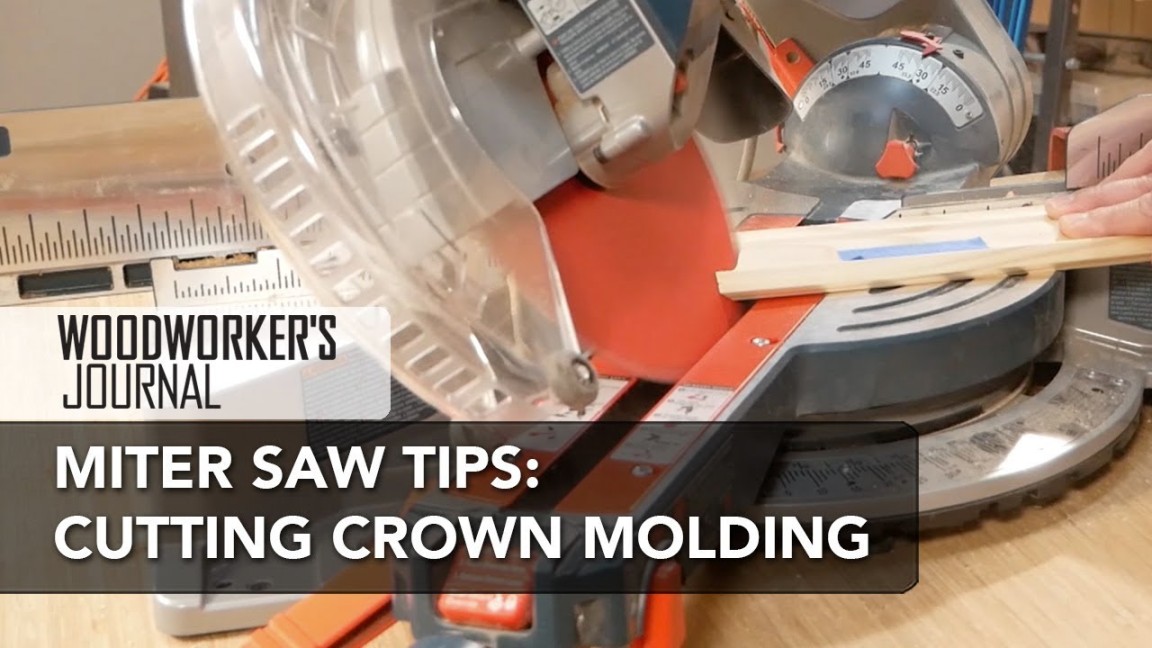 Using a Miter Saw to Cut Crown Molding