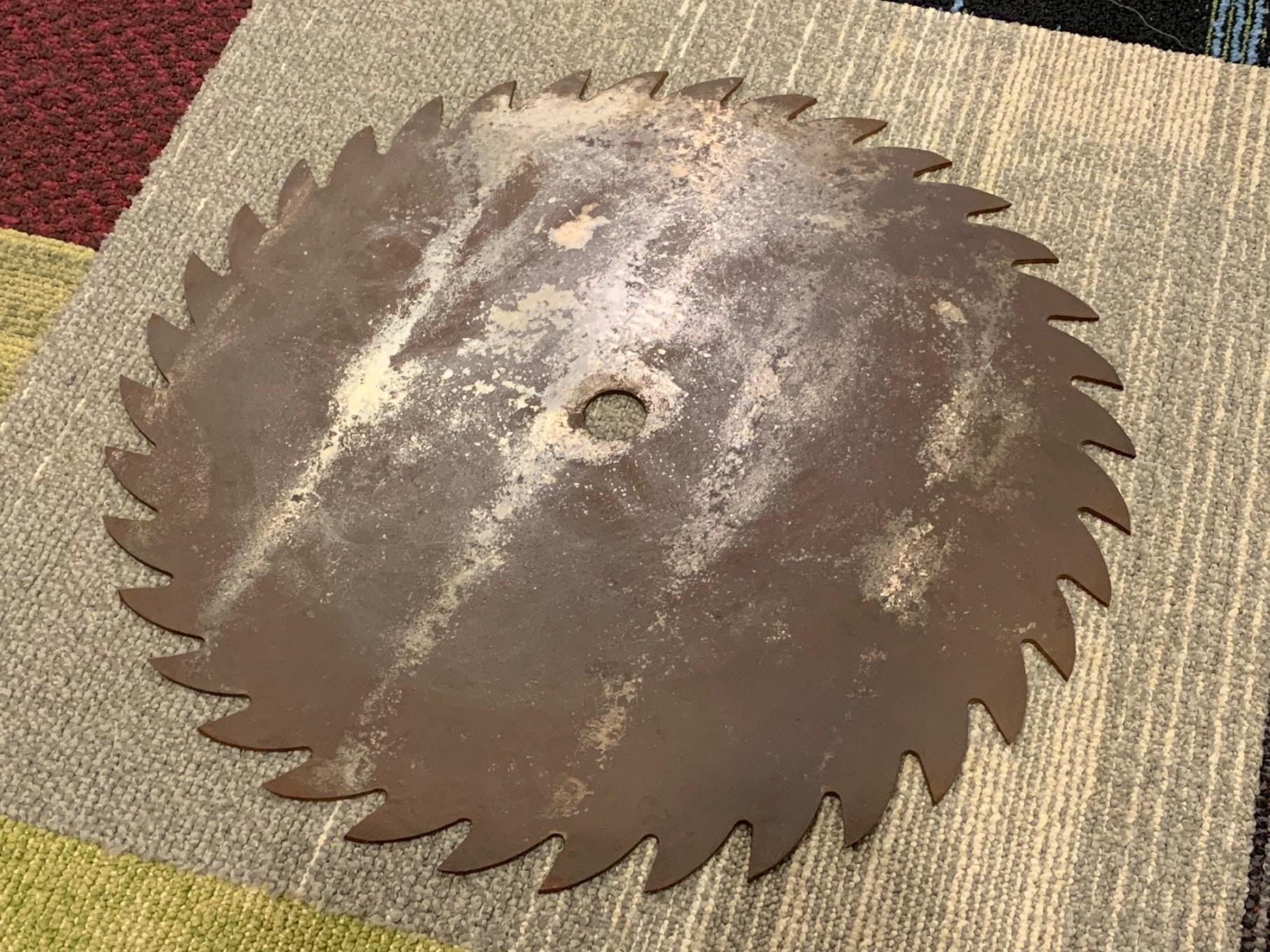 Vintage Large Circular Saw Blade  Inch Farm Saw Mill USA Made