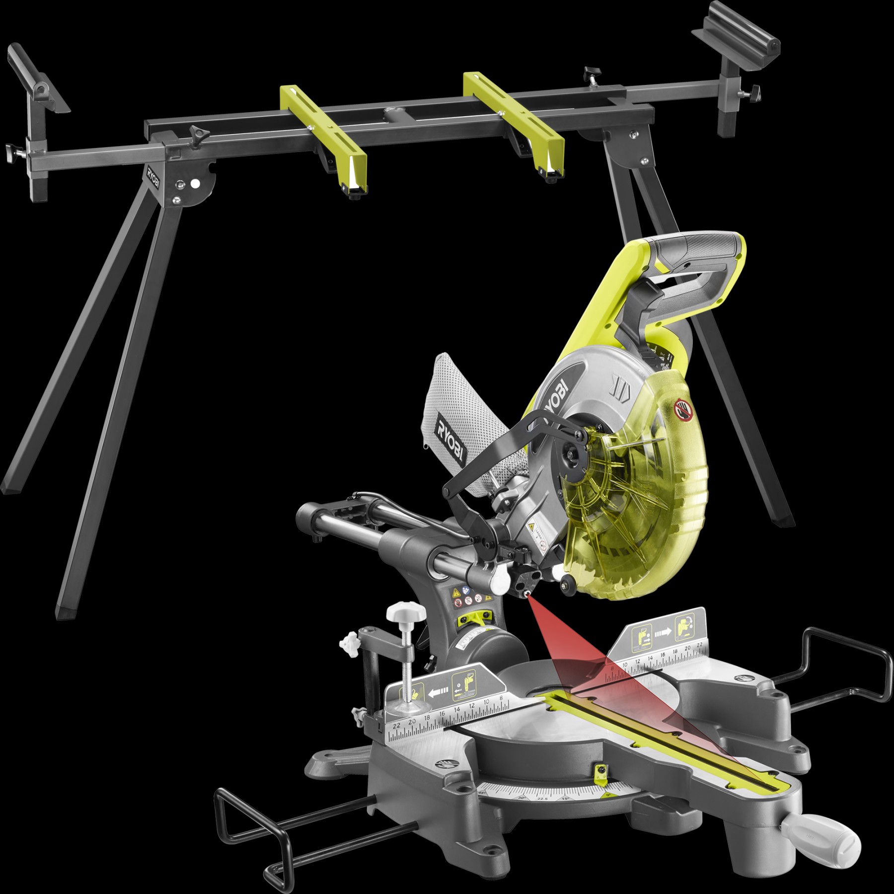 W Mitre Saw and Stand Combo  Ryobi Tools