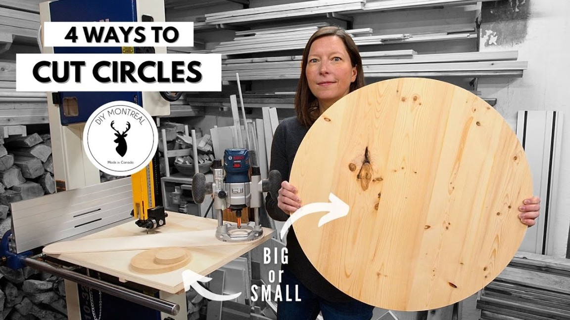 Ways to Cut Circles in Wood // DIY Circle Cutting Jigs